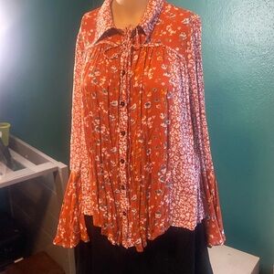 Easel top size small boho flowy